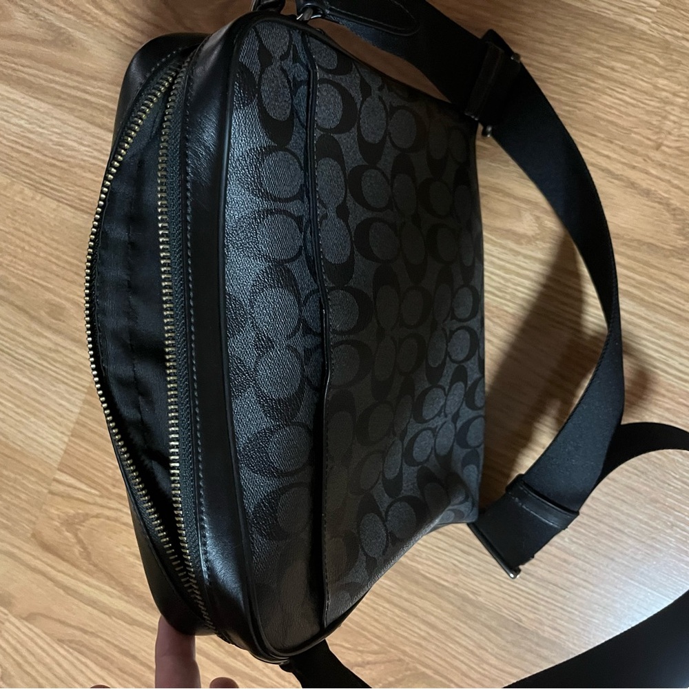 Coach Black and Grey Crossbody Bag - Picture 11 of 16